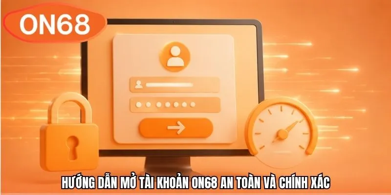 Hướng dẫn mở tài khoản ON68 an toàn và chính xác